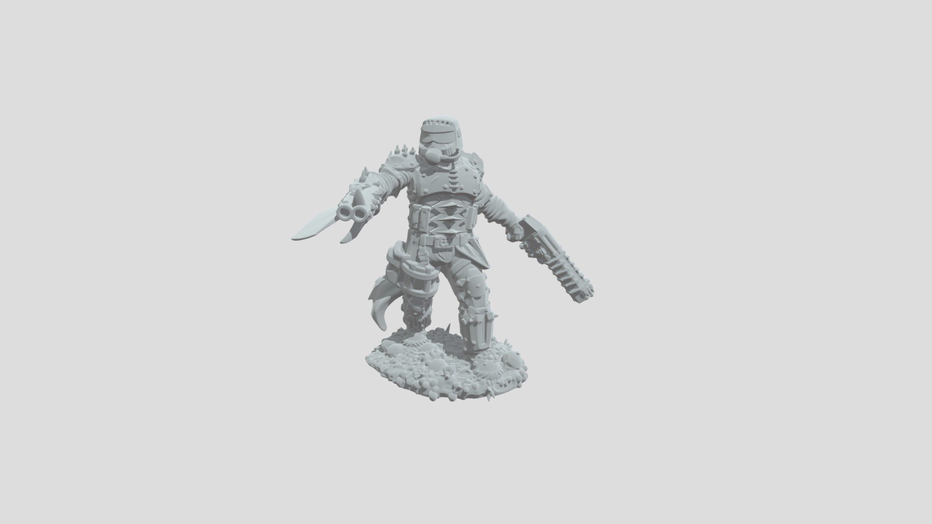 doom figure doard game return planet apocalypse - 3D model by ...
