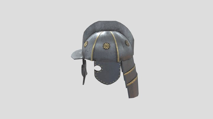 Winged Hussar helmet 3D Model
