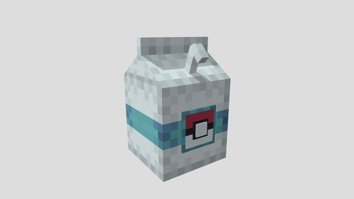 Milkymon milkcarton 3D Model
