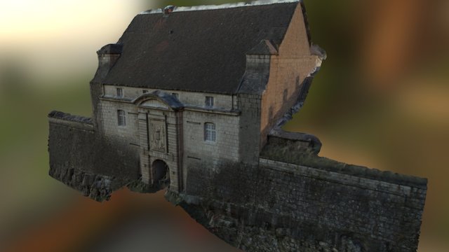 Entrée de la citadelle de Besançon 3D Model
