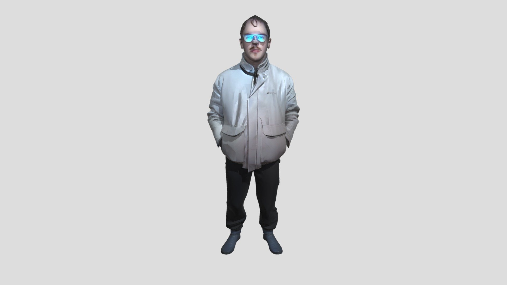 Standing person in jacket - 3D model by Nikitvauuqa [613b2c3] - Sketchfab