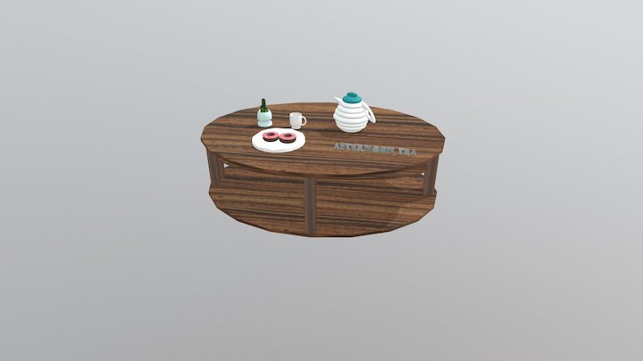 afternoon tea 3D Model