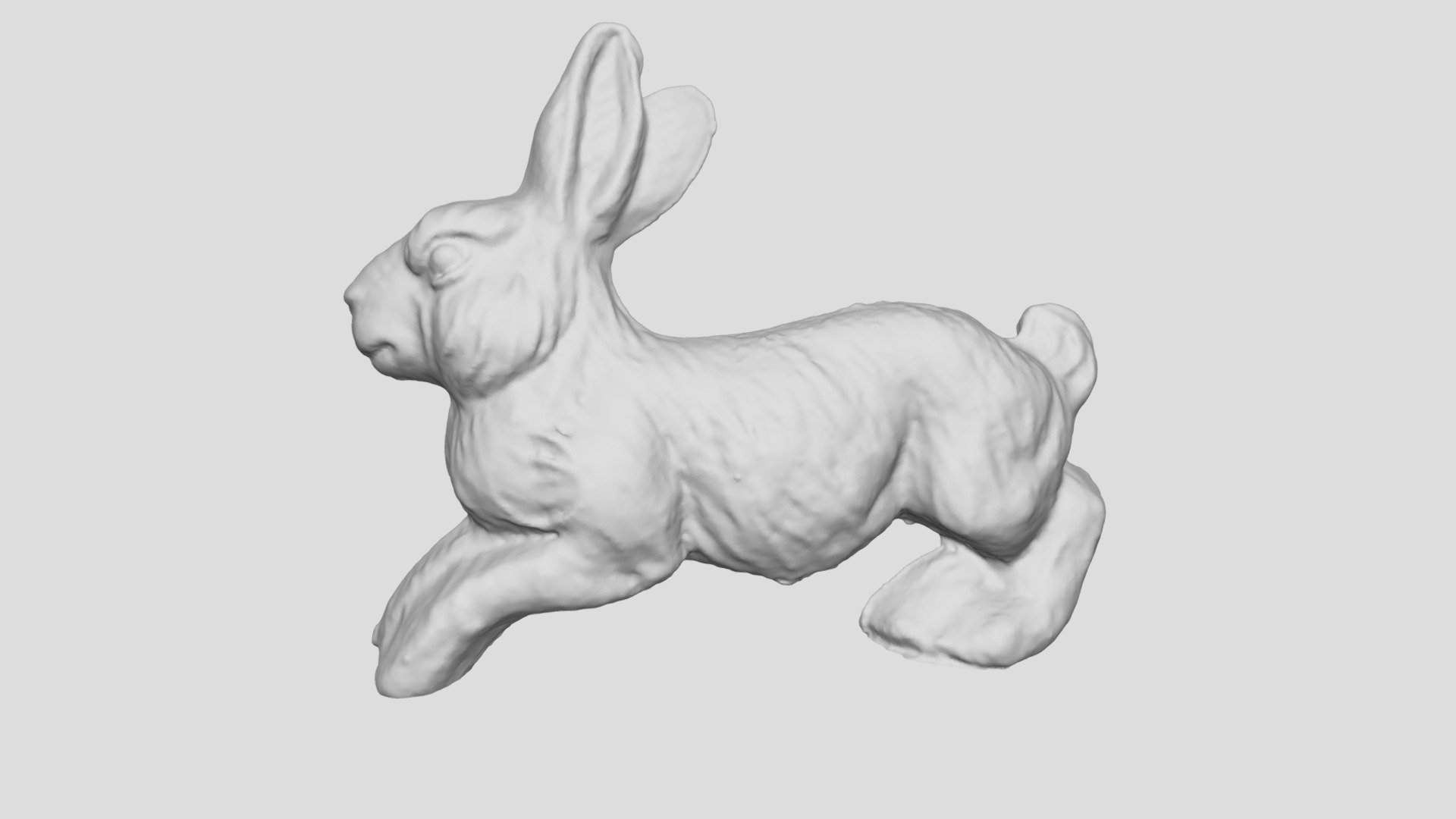 Rabbit toy 3d scan