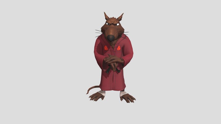 MASTER SPLINTER 3D Model