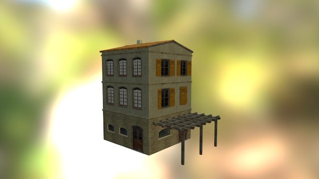 Cityscene 3 House3 3D Model