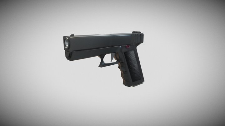 Glock (Low Poly) 3D Model
