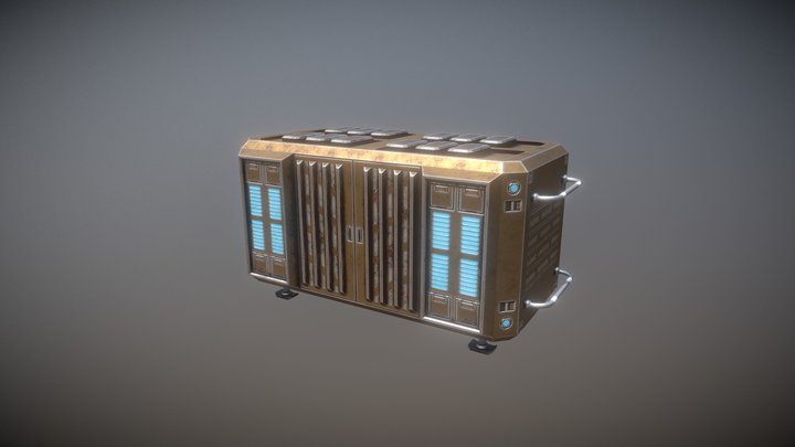 Large Storage Container 3D Model