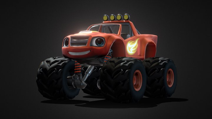 Blaze And The Monster Machines (Movie Style) – Kostenloses 3D-Modell STL