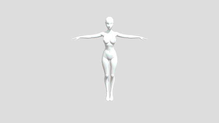 Mannequin Pose,Woman 3D Model