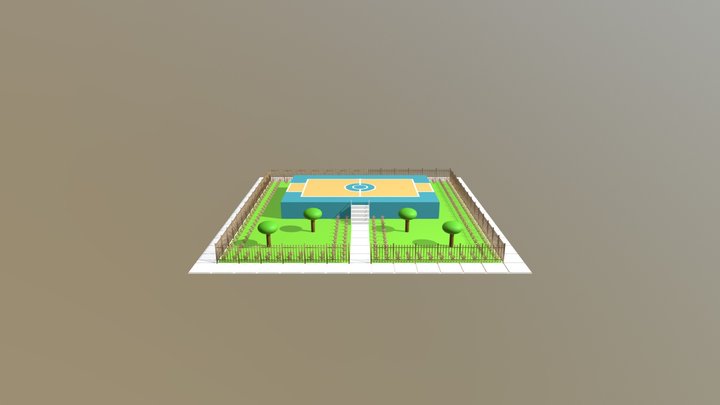 Pokemon park gym 3D Model