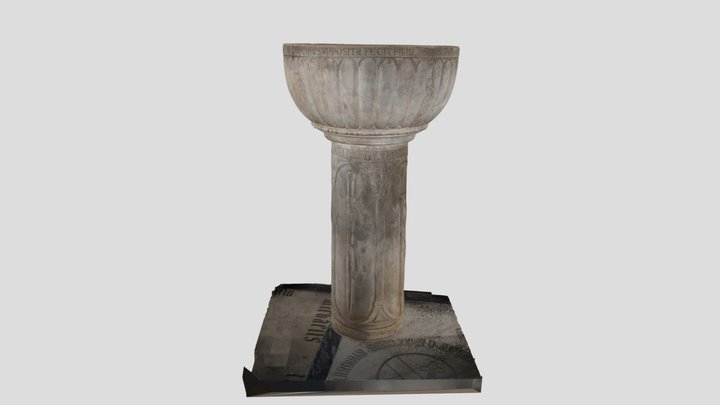 Acquasantiera dei Bordoni 3D Model