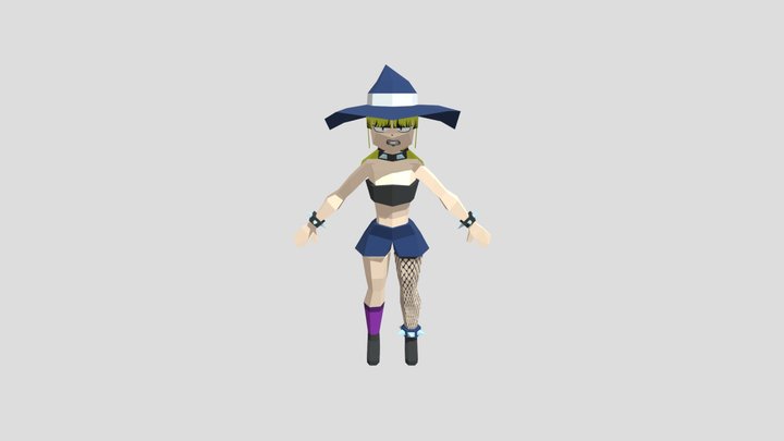 Low-poly-punk_witch