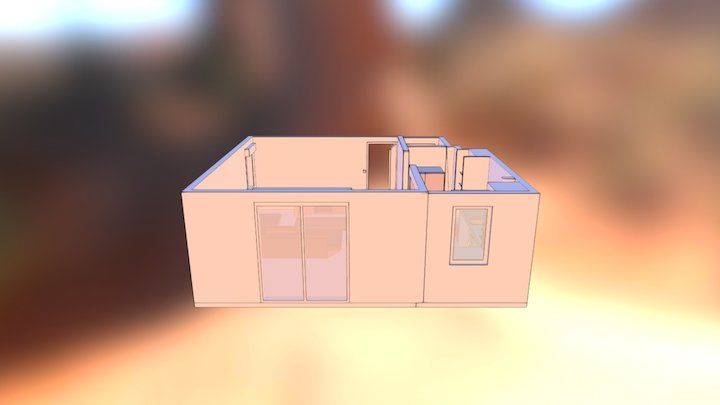 living_kitchen 4 3D Model