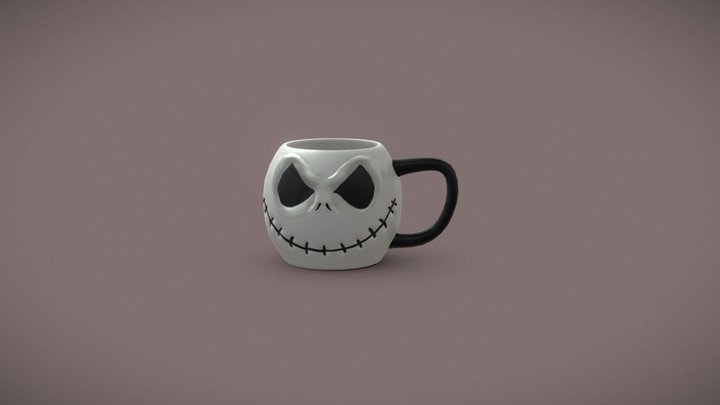 Jack Skellington cup 3D Model