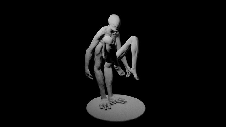 creature for 3d print 3D Model