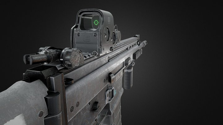 FN SCAR – Modello 3D gratuito STL
