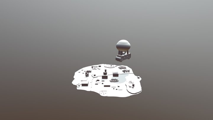 Fortnite Map 3D Model