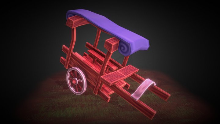 Assets Wagon 3D Model