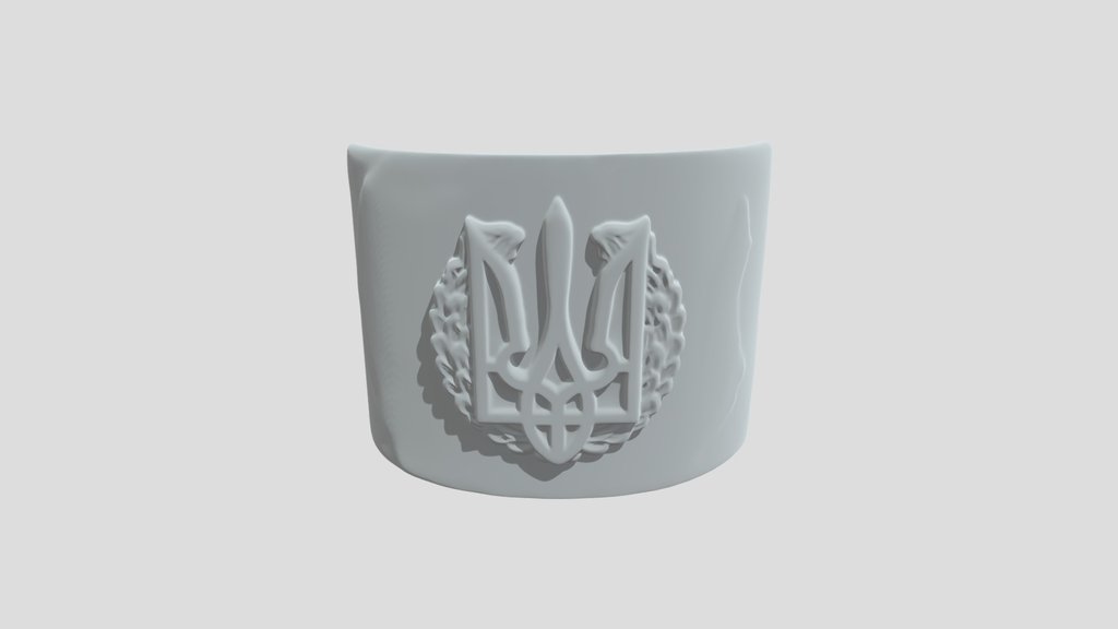 Ukraine Military  Golden Trident Belt Buckle