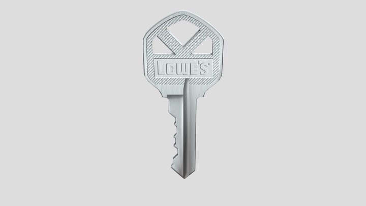 key (low poly) – Modello 3D gratuito STL