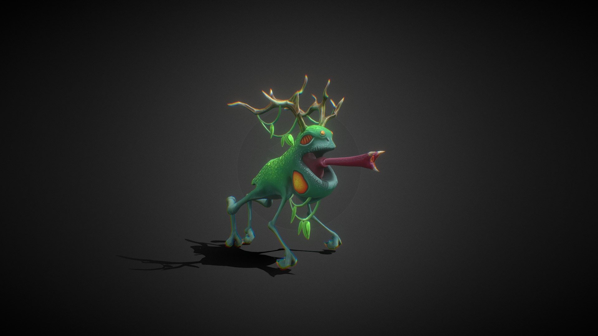 Forest Deer Animation - 3D model by Daniel JIN (@absence_art) [6147473 ...