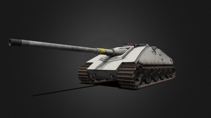 E-100 Krokodil 3D Model