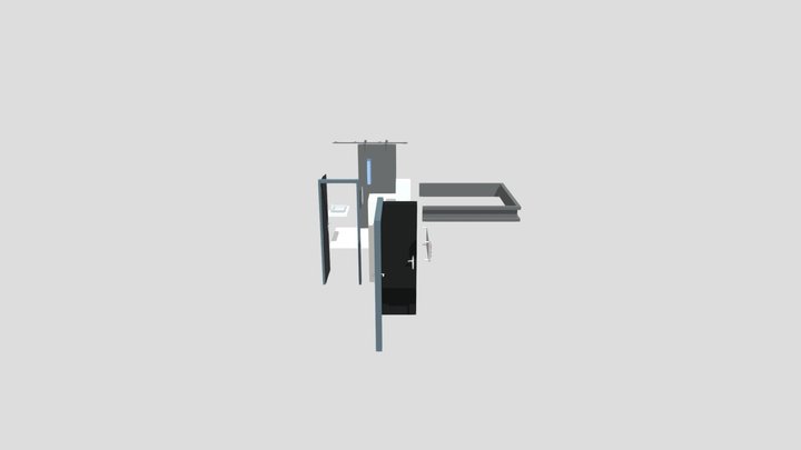內部門 3D Model