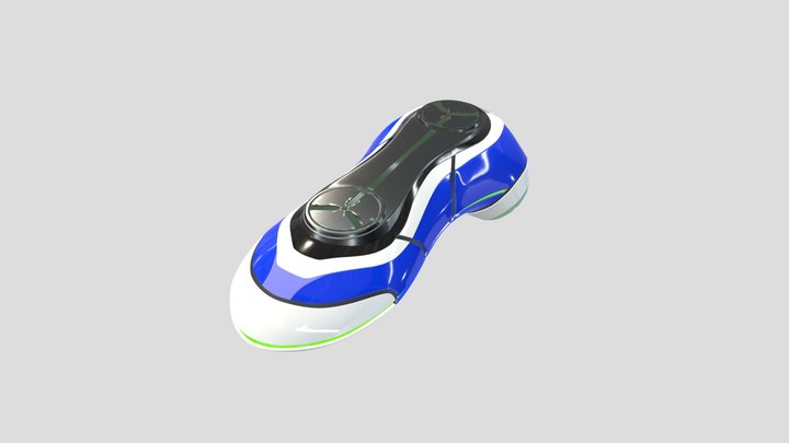Sonic Riders Zero Gravity: Blue Star renovation 3D Model