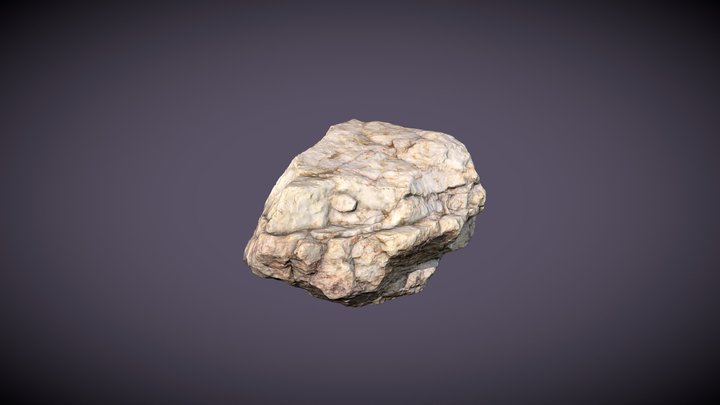 Quartz Rock 3D Model