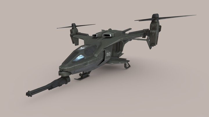 Halo Reach Falcon 3D Model