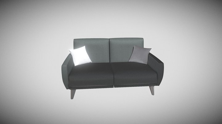 Functional Modern Sofa 3D Model