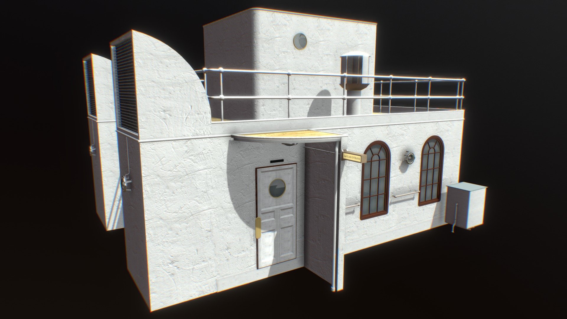 R M S Titanic S 2nd Class Entrance 3d Model By Sattworx Interactive Sattworxinteractive 614c407