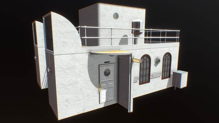 R.M.S. Titanic's 2nd Class Entrance 3D Model