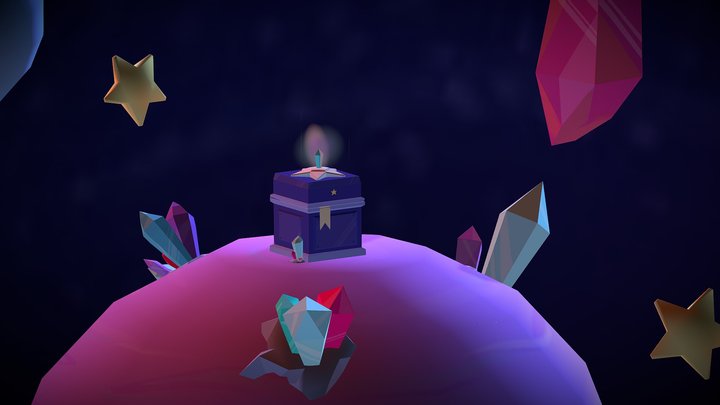 Bee and Puppycat tiny world 3D Model