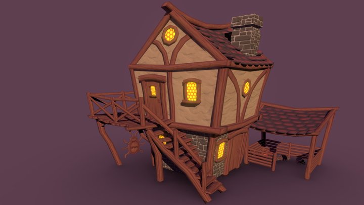 Bug Catcher's House 3D Model