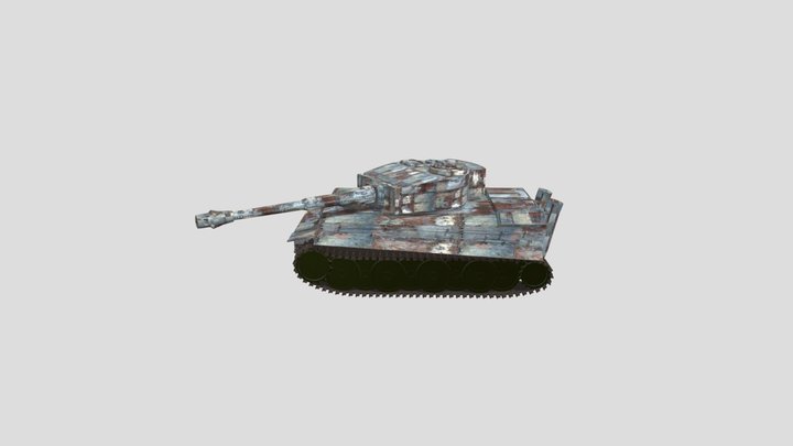 Tiger tank 3D Model