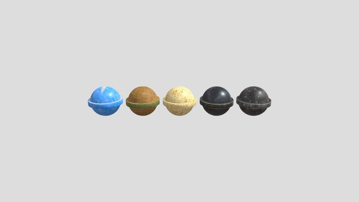 Spheres 3D Model