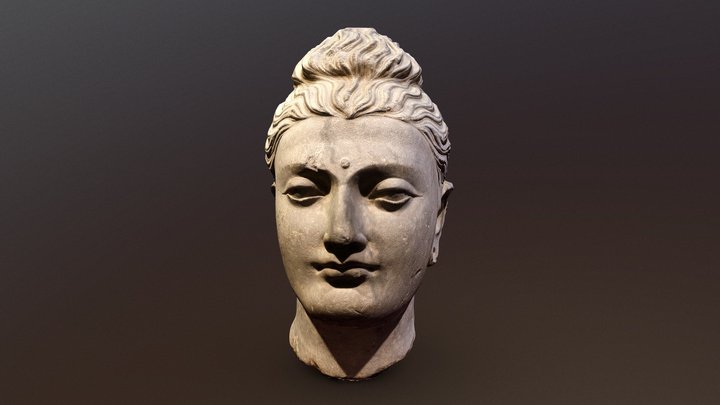 Head of Buddha 3D Model