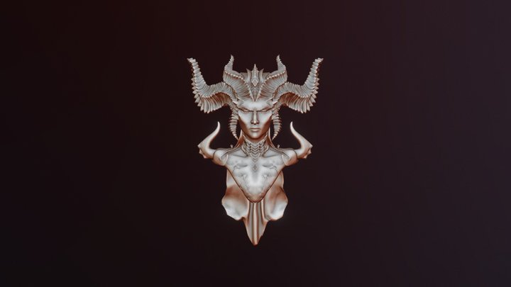 Lilith from Diablo IV (Fan art) 3D Model