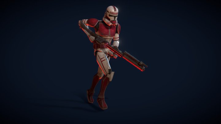 Clone Trooper Phase 2 3D Model