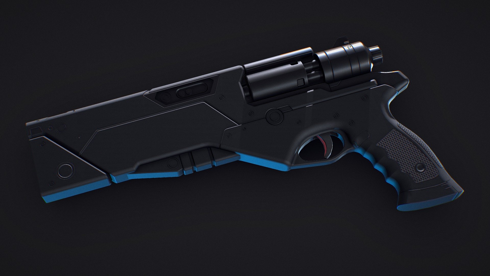 SCIFI Pistol - Buy Royalty Free 3D model by re1monsen [6150f2d ...