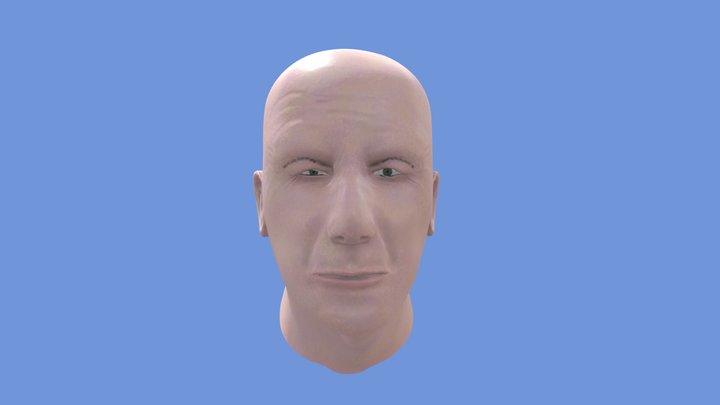 Bruce Willis Character Sculpt 3D Model