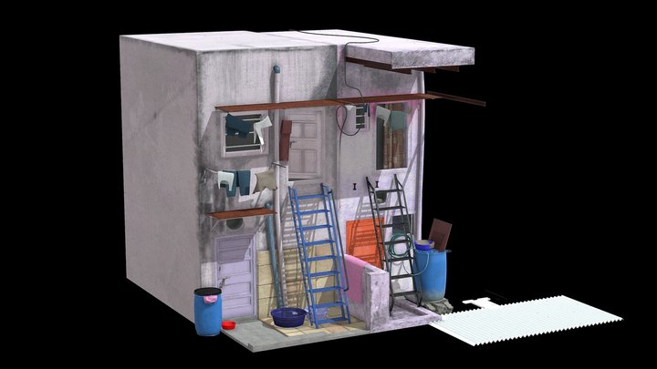 Indian Urban House – Realistic 3D Environment