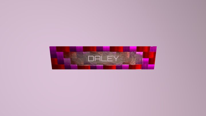 NamePlate 3D Model