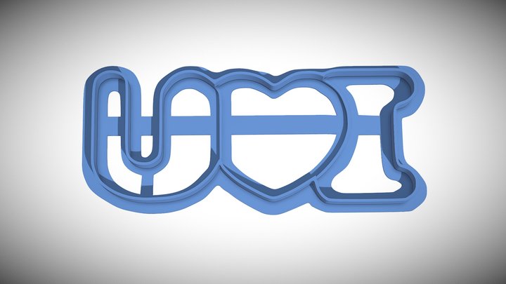 I Love You Cookie Cutter – Modello 3D gratuito STL