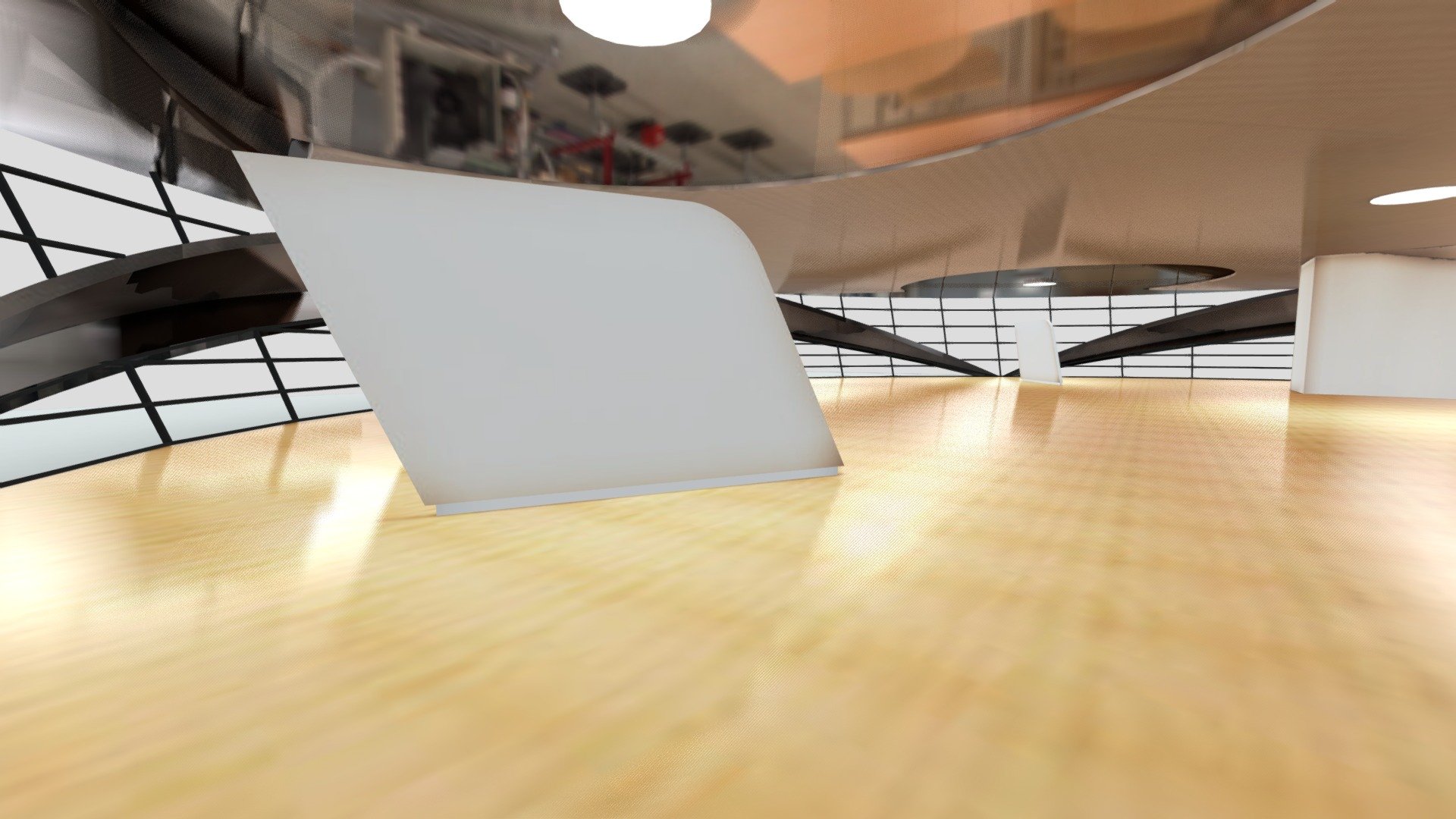 VR Art Gallery 14 two spheres baked - Buy Royalty Free 3D model by ...
