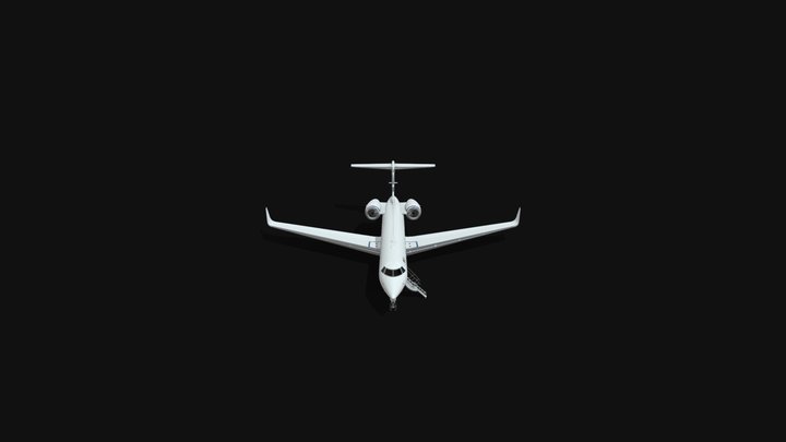 GulfstreamG550_V001 3D Model