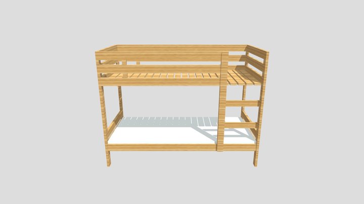 A106070271 bed for 3D class 3D Model