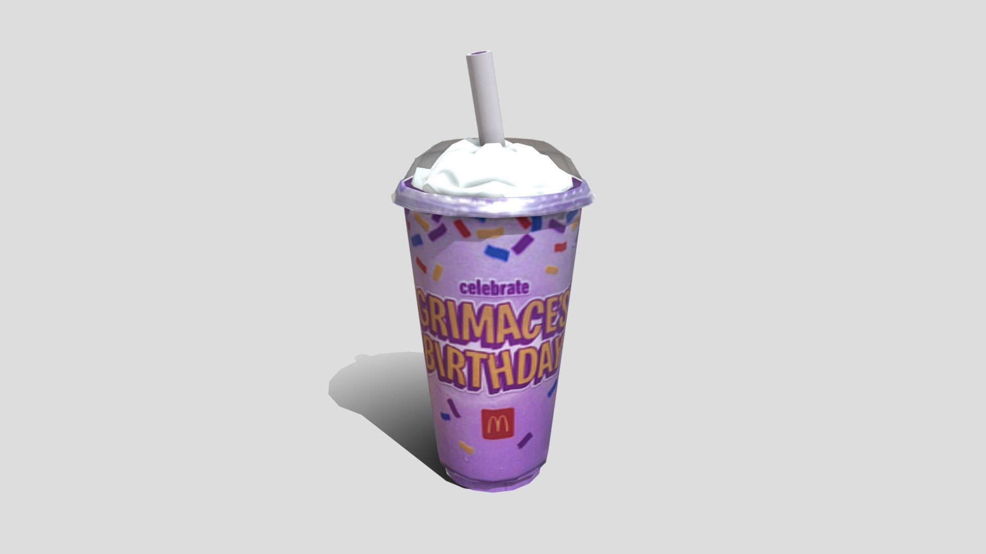 The McDonalds Grimace Shake | 3D model