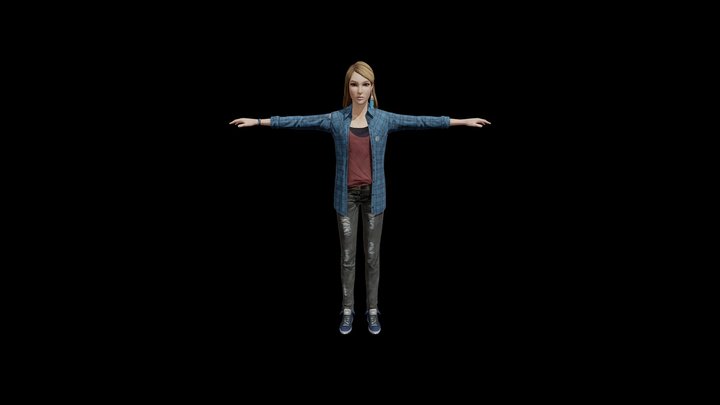 Life Is Strange - Rachel Amber (Blue Flannel) 3D Model